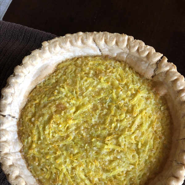 Squashed Lemon Coconut Pie