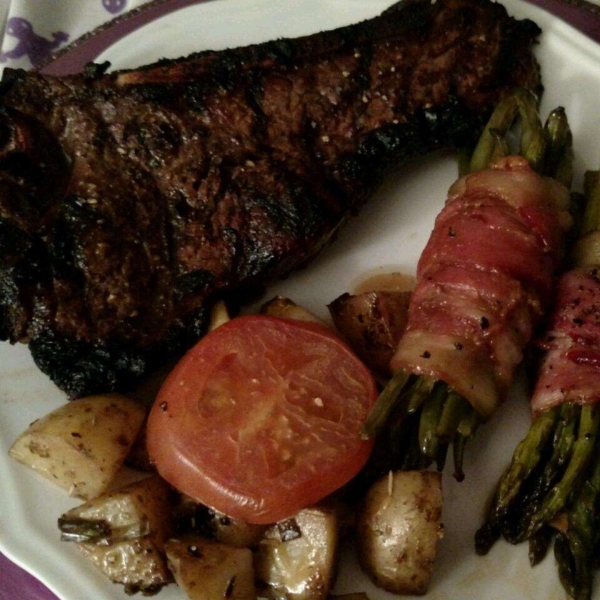 Rib-Eye Steaks with a Soy and Ginger Marinade