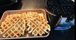 Hawaiian Waffles with Pineapple and Coconut