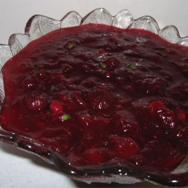 Cranberry Sauce with Jalapeno Peppers