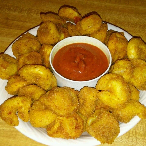 Tia and David's Deep-Fried Tortellini