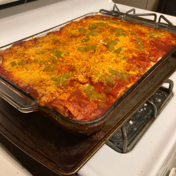Tequila Slow-Cooked Beef Enchiladas