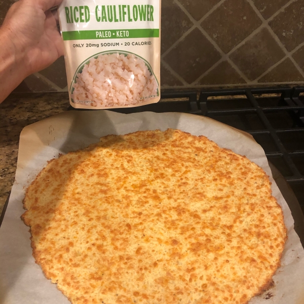 Cauliflower Almond Pizza Crust