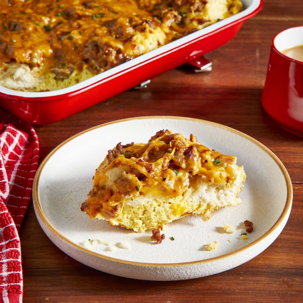 Biscuits and Gravy Casserole