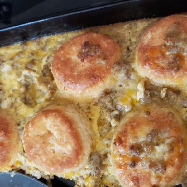 Biscuits and Gravy Casserole