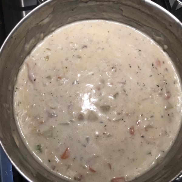 Cream of Chicken and Potato Soup