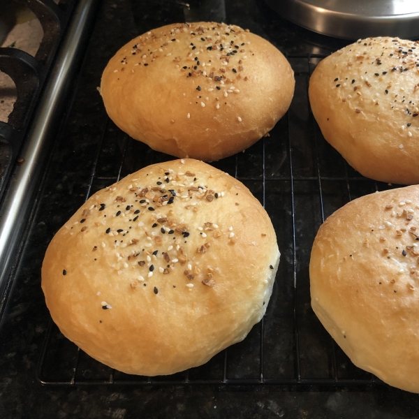 Soft Sandwich Buns (Dough Hook Mixer Version)