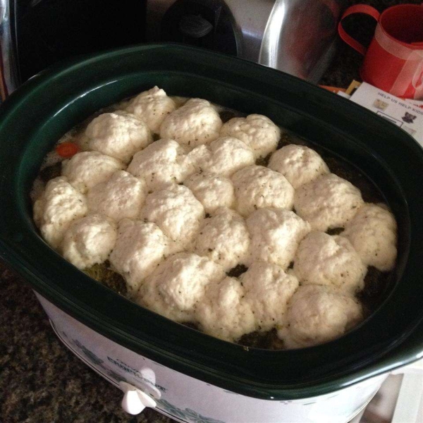 Mom's Chicken and Dumplings (Slow Cooker Version)