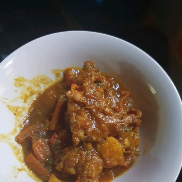 Pressure Cooker Goat Curry