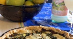 Transformed Spinach Mushroom Quiche