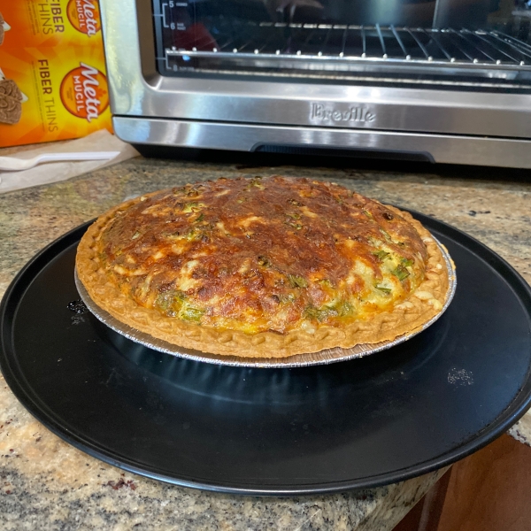 Transformed Spinach Mushroom Quiche