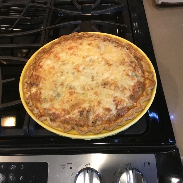 Transformed Spinach Mushroom Quiche