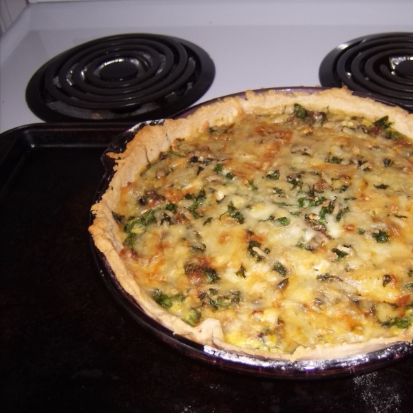 Transformed Spinach Mushroom Quiche