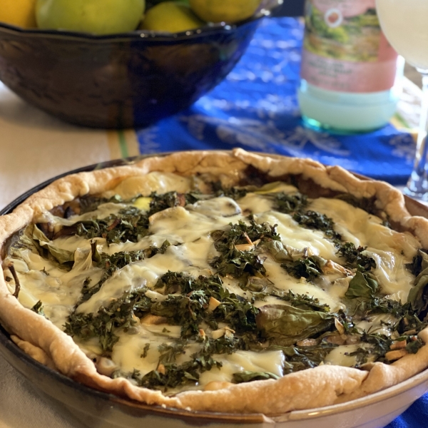 Transformed Spinach Mushroom Quiche