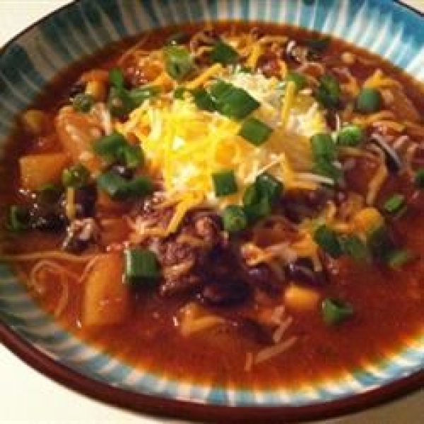 Sweet Pork Slow Cooker Chili