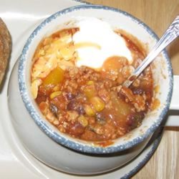 Sweet Pork Slow Cooker Chili