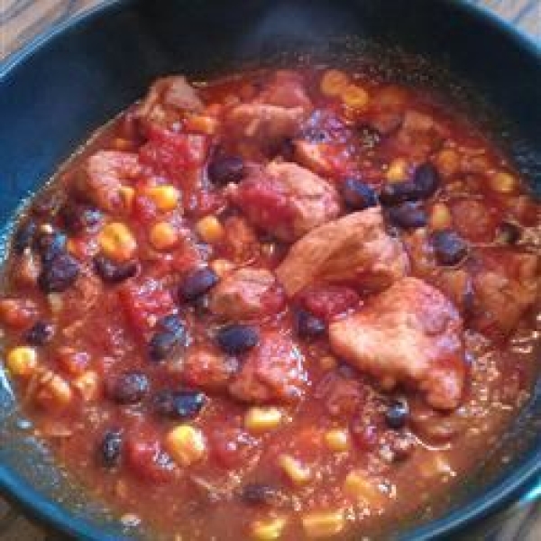 Sweet Pork Slow Cooker Chili