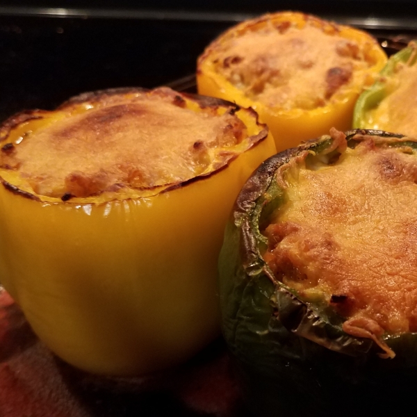 Acorn's Turkey-Stuffed Peppers