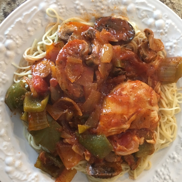 Slow Cooker Chicken Cacciatore