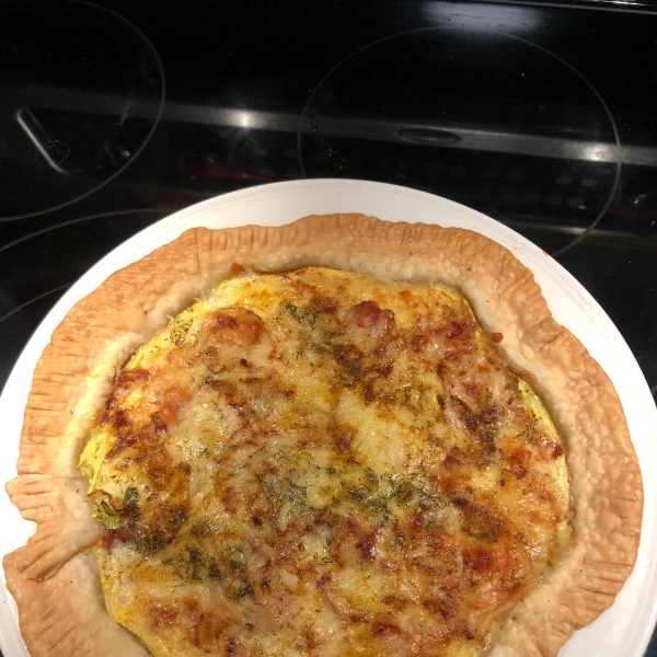 Easiest Zucchini Quiche