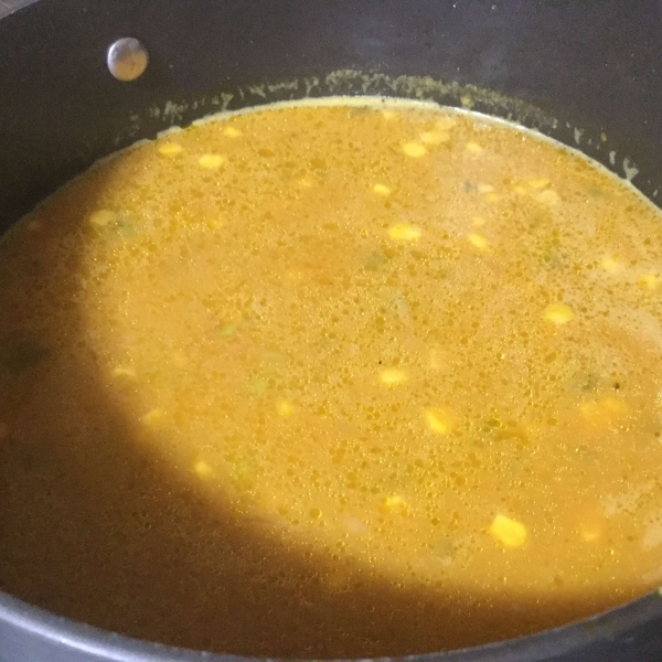 Hearty Corn and Pumpkin Soup