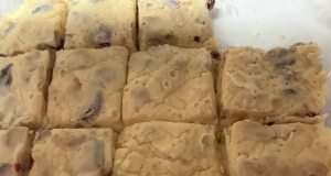 White Cranberry Walnut Nutmeg Fudge