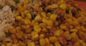 Sweet Corn Subji With Paneer and Cashew Nuts