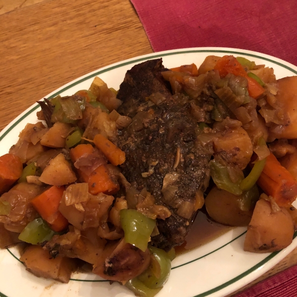 Garlic Top Sirloin Pot Roast