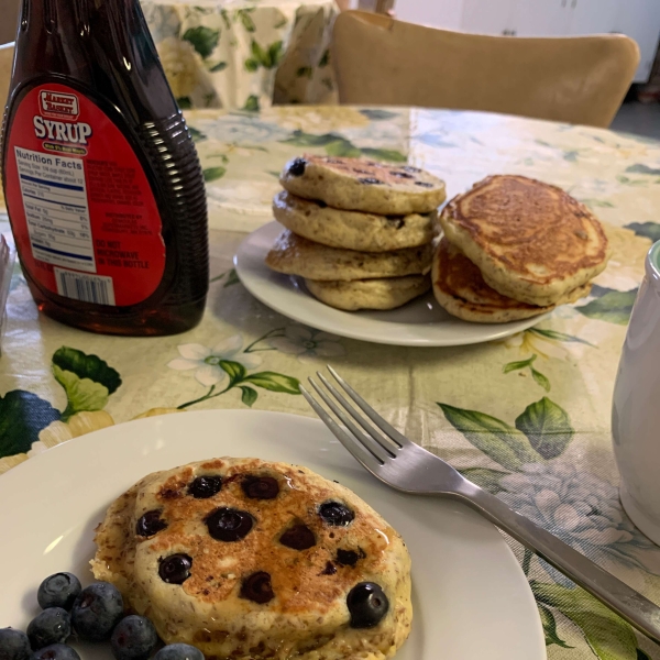 Blueberry Flax Pancakes