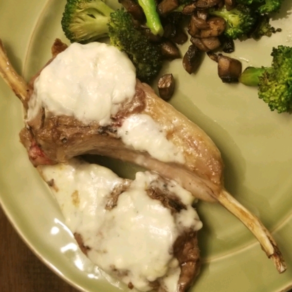 Danish Blue Lamb Chops