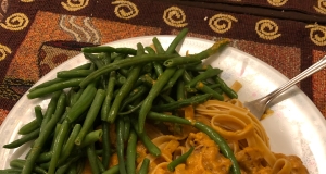 Sausage Linguine with Ginger Pumpkin Sauce