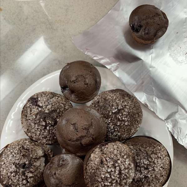 Double Chocolate Cherry Muffins