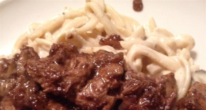 Chicken Livers Stroganoff