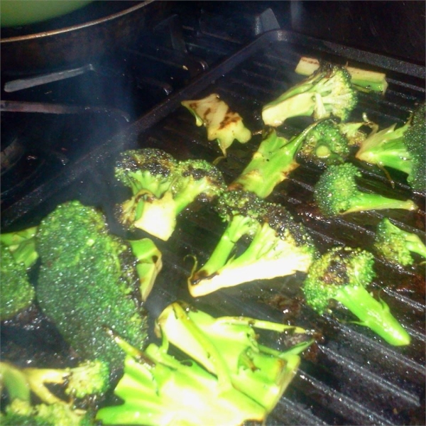 Grilled Broccoli--My Kids Beg for Broccoli