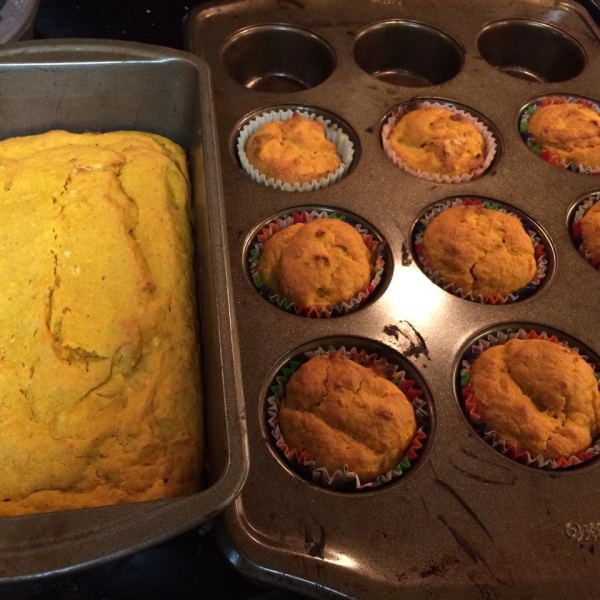 Pumpkin Cheese Bread I