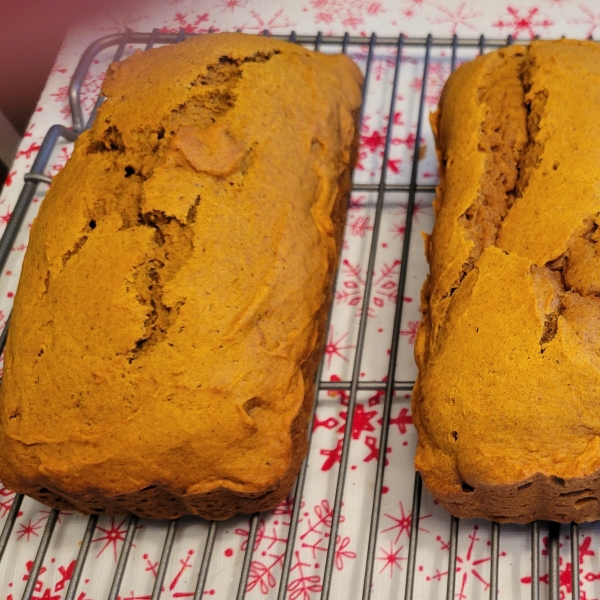 Spicy and Moist Pumpkin Bread