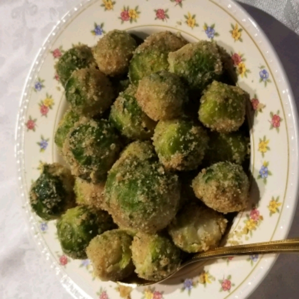 Basic Breaded Brussels Sprouts