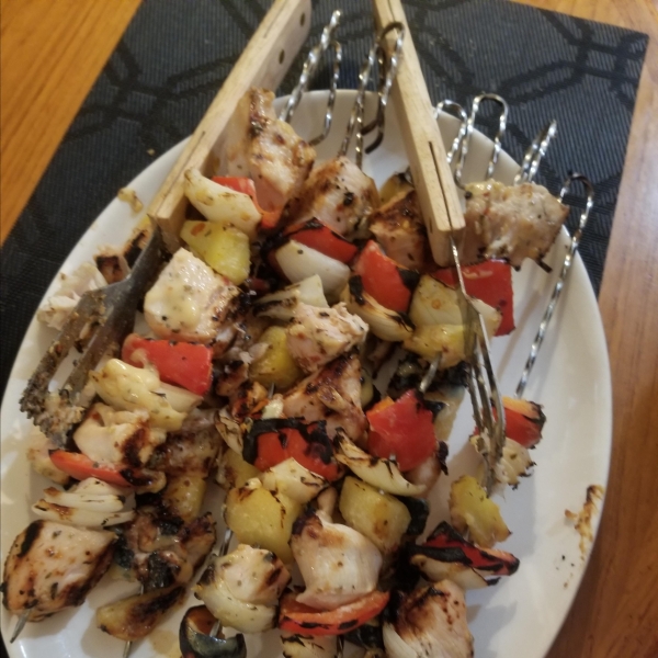 Caribbean-Inspired Grilled Chicken Kabobs