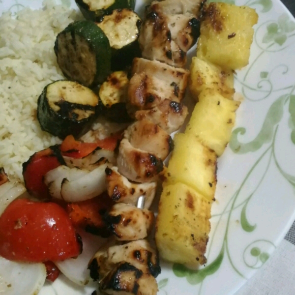 Caribbean-Inspired Grilled Chicken Kabobs