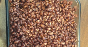 Chocolate Puffed Wheat Squares