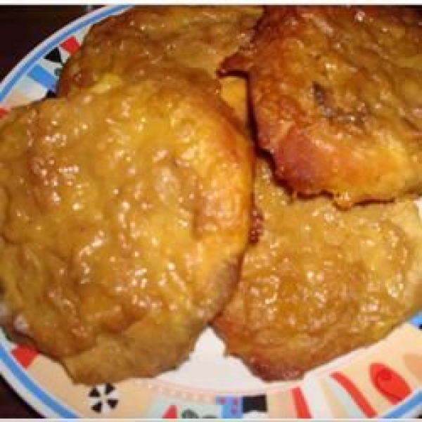 Mustard Onion Pork Chops