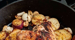 Sheet Pan Harissa Chicken Dinner