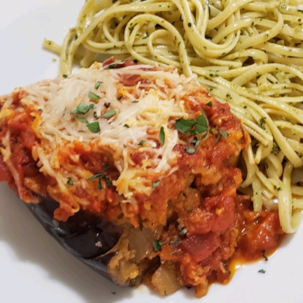 Stuffed Eggplant Parmesan