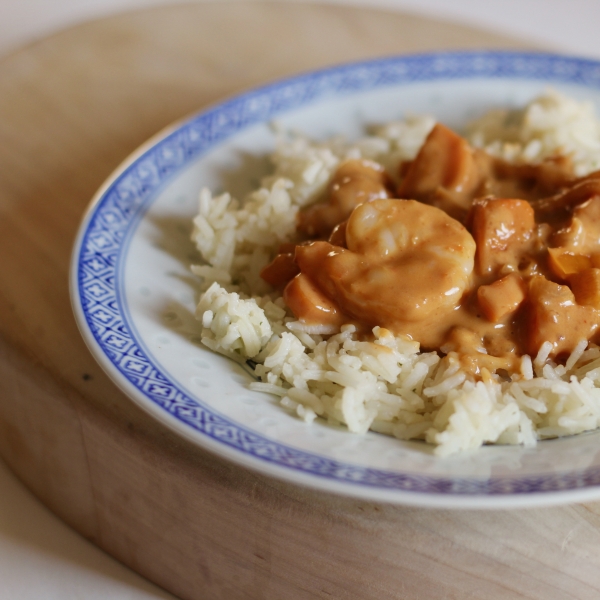 Thai-Inspired Red Curry Shrimp