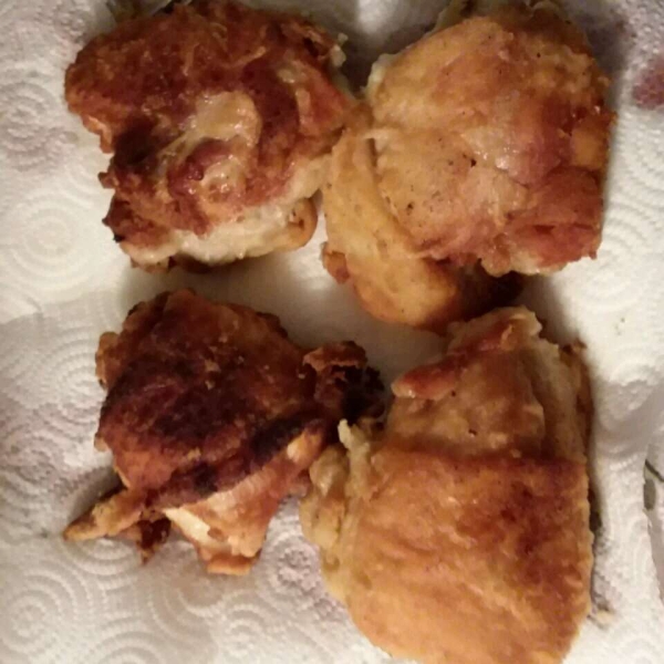 Easy Skinless Fried Chicken Thighs