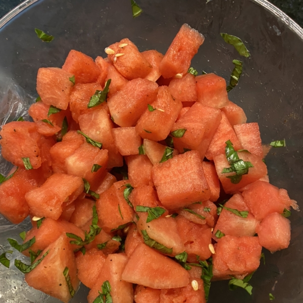 Watermelon Basil Salad