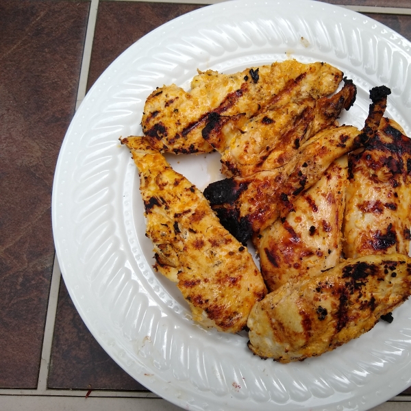 Grilled Caribbean Chicken Breasts