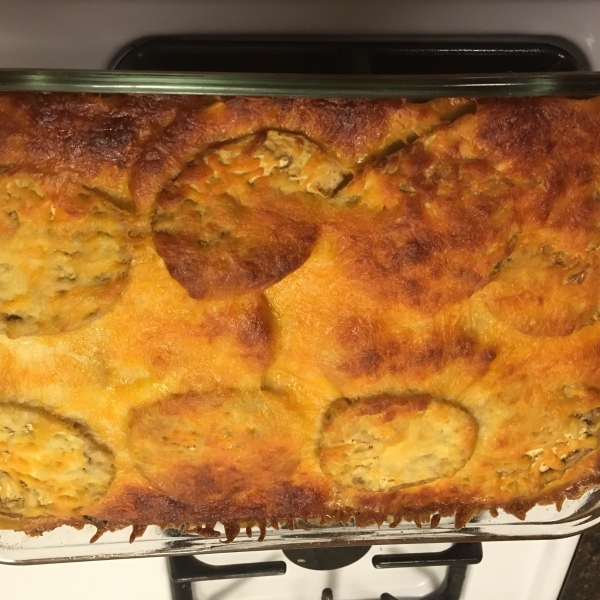 Eggplant and Ground Beef Lasagna