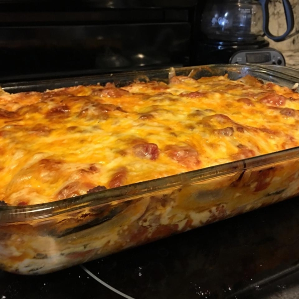 Eggplant and Ground Beef Lasagna