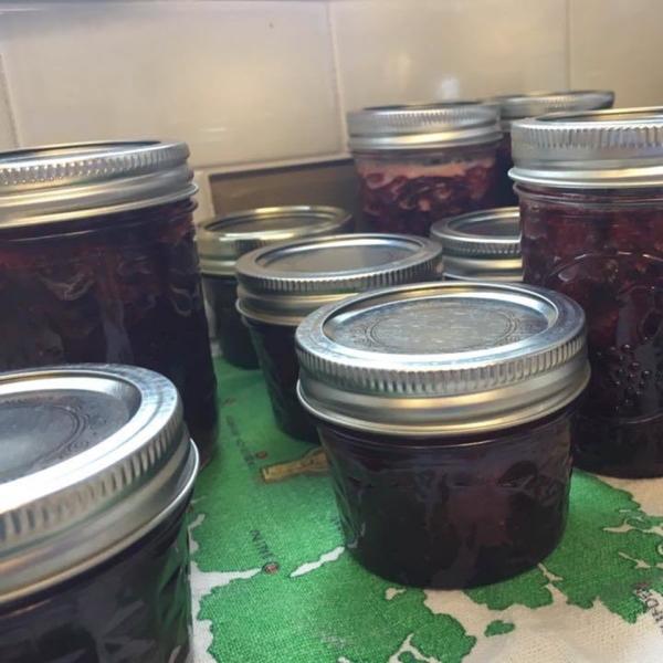 Sour Cherry Amaretto Jam